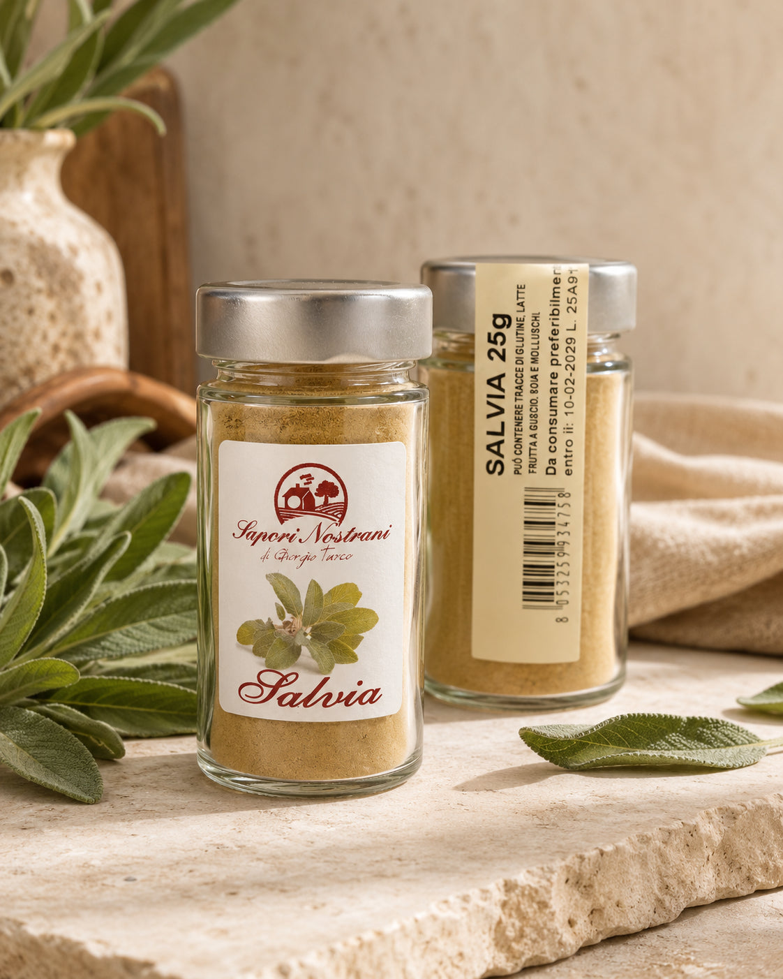 Salbei gemahlen 25g – Salvia von Sapori Nostrani