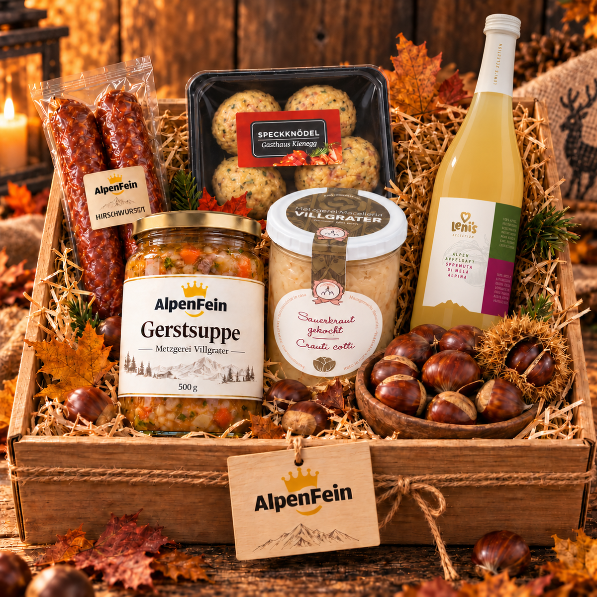 Box Törggelen AlpenFein – Serata Altoatesina con Succo di Mela