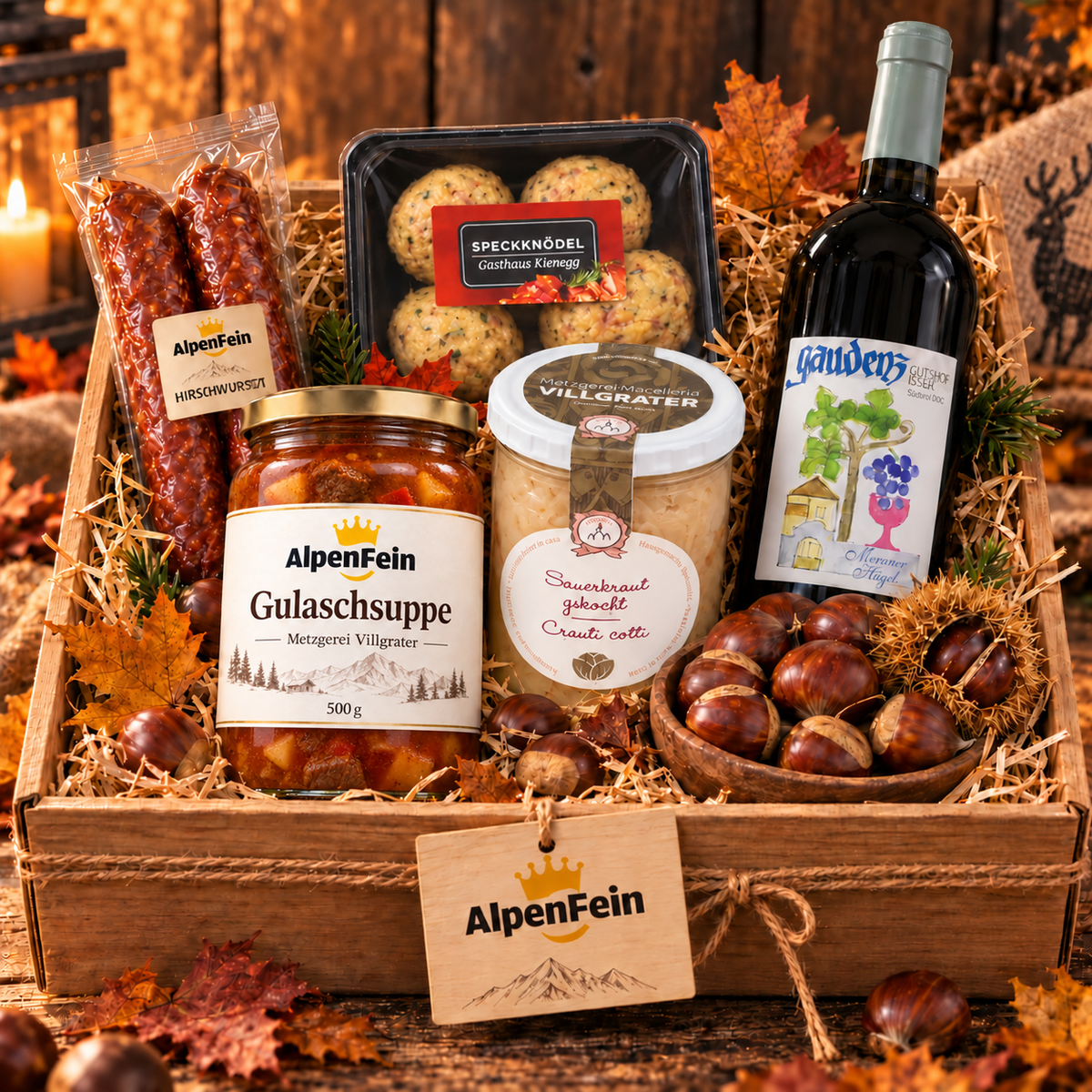 AlpenFein Törggelen Box – Herzhaft & Deftig
