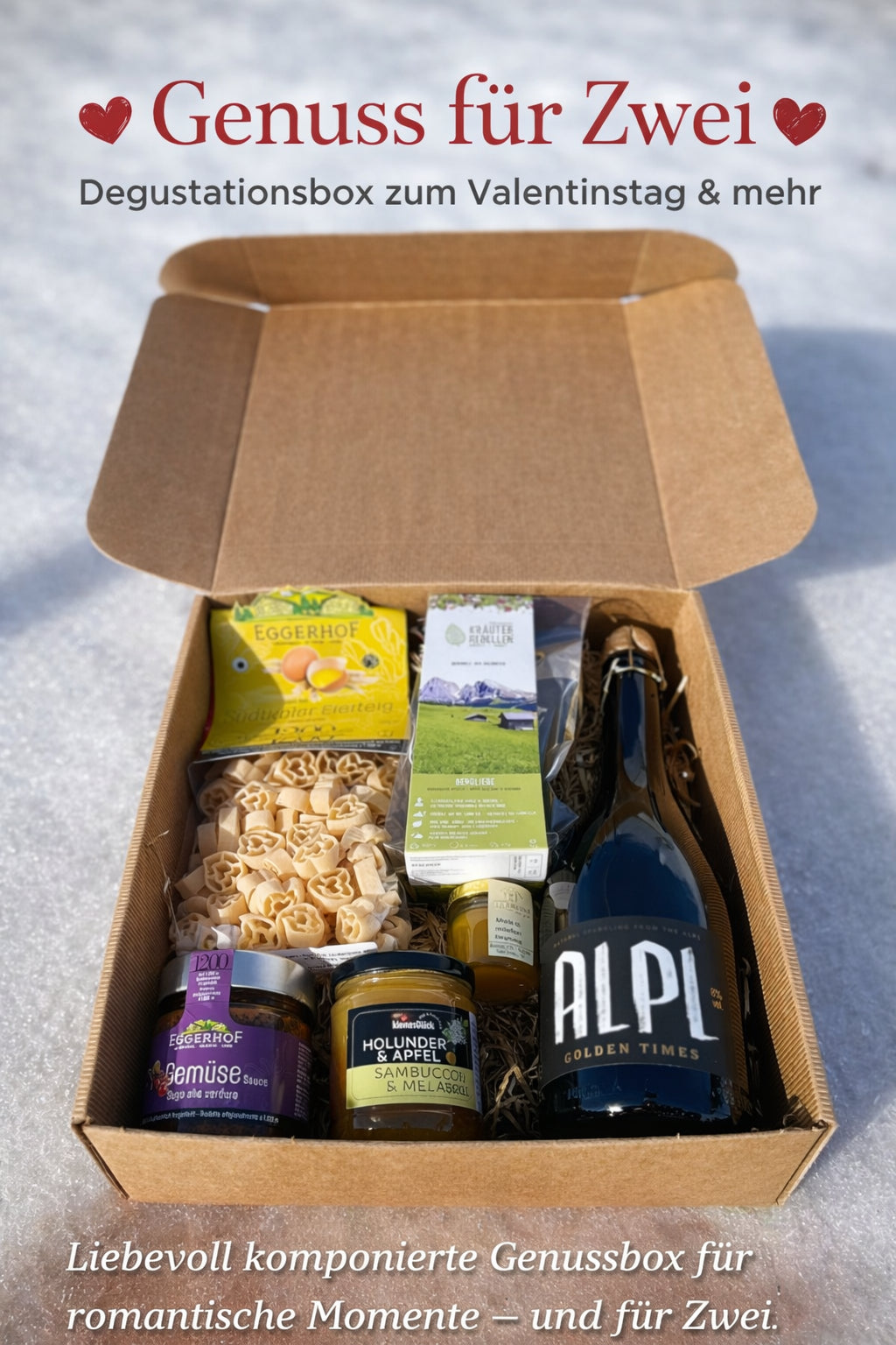 Feinkost Geschenkbox "Genuss für Zwei" - Degustationsbox
