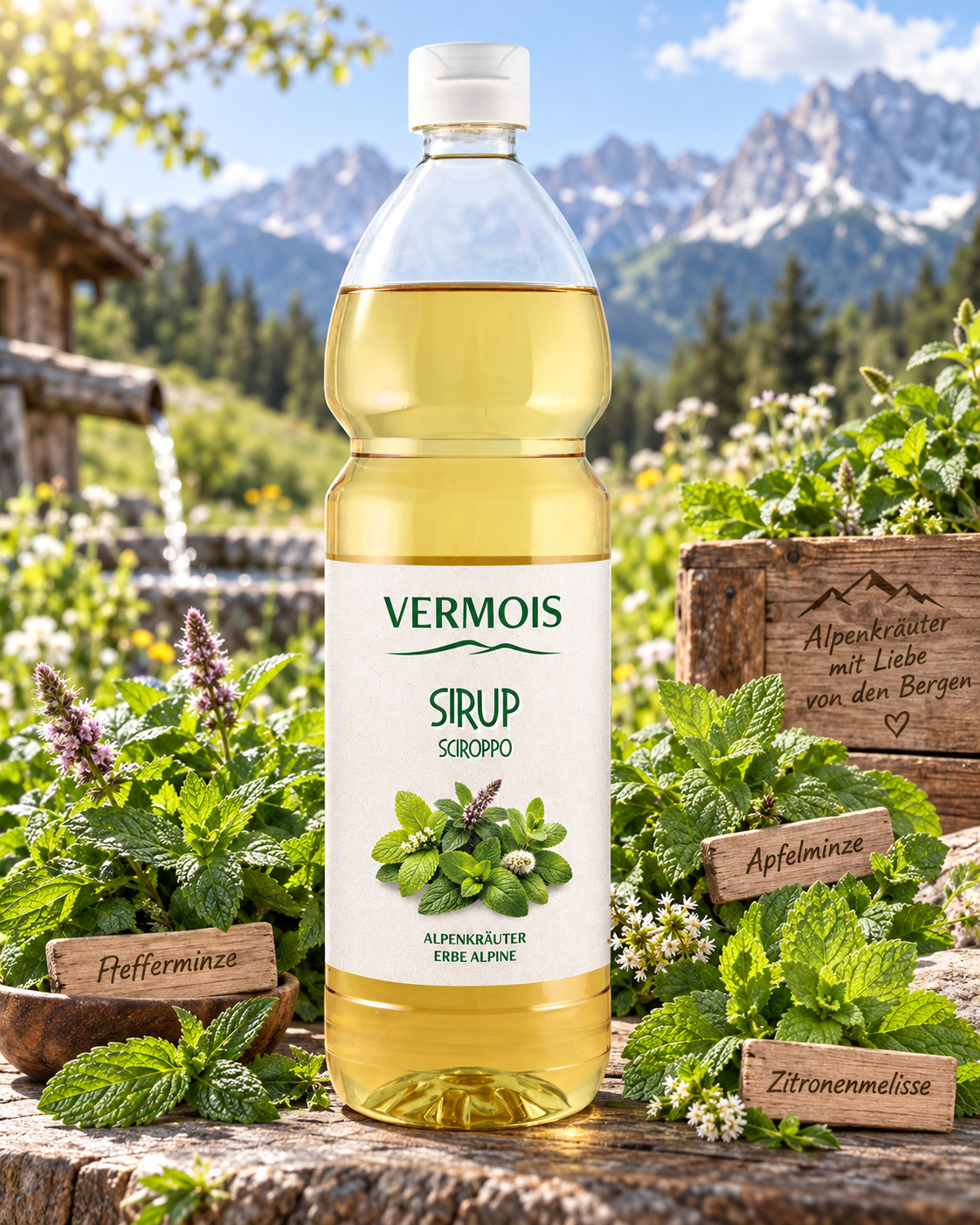 Vermois Alpenkräuter-Sirup 1 L