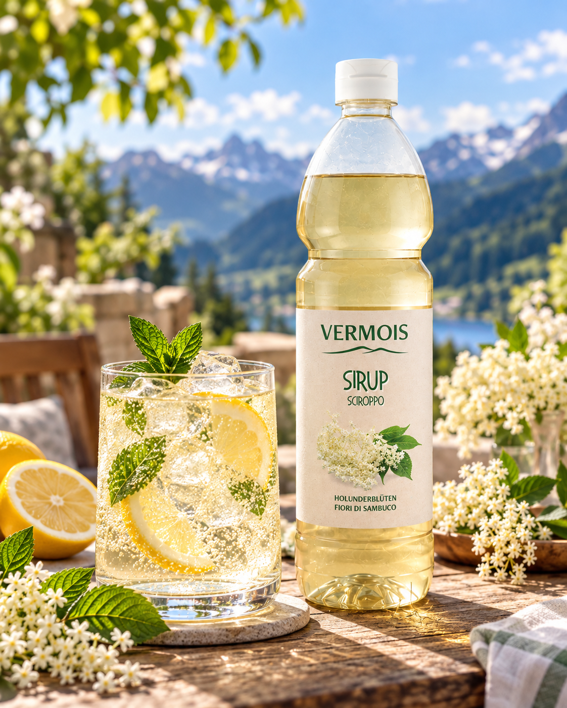 Vermois Holunderblütensirup 1 L