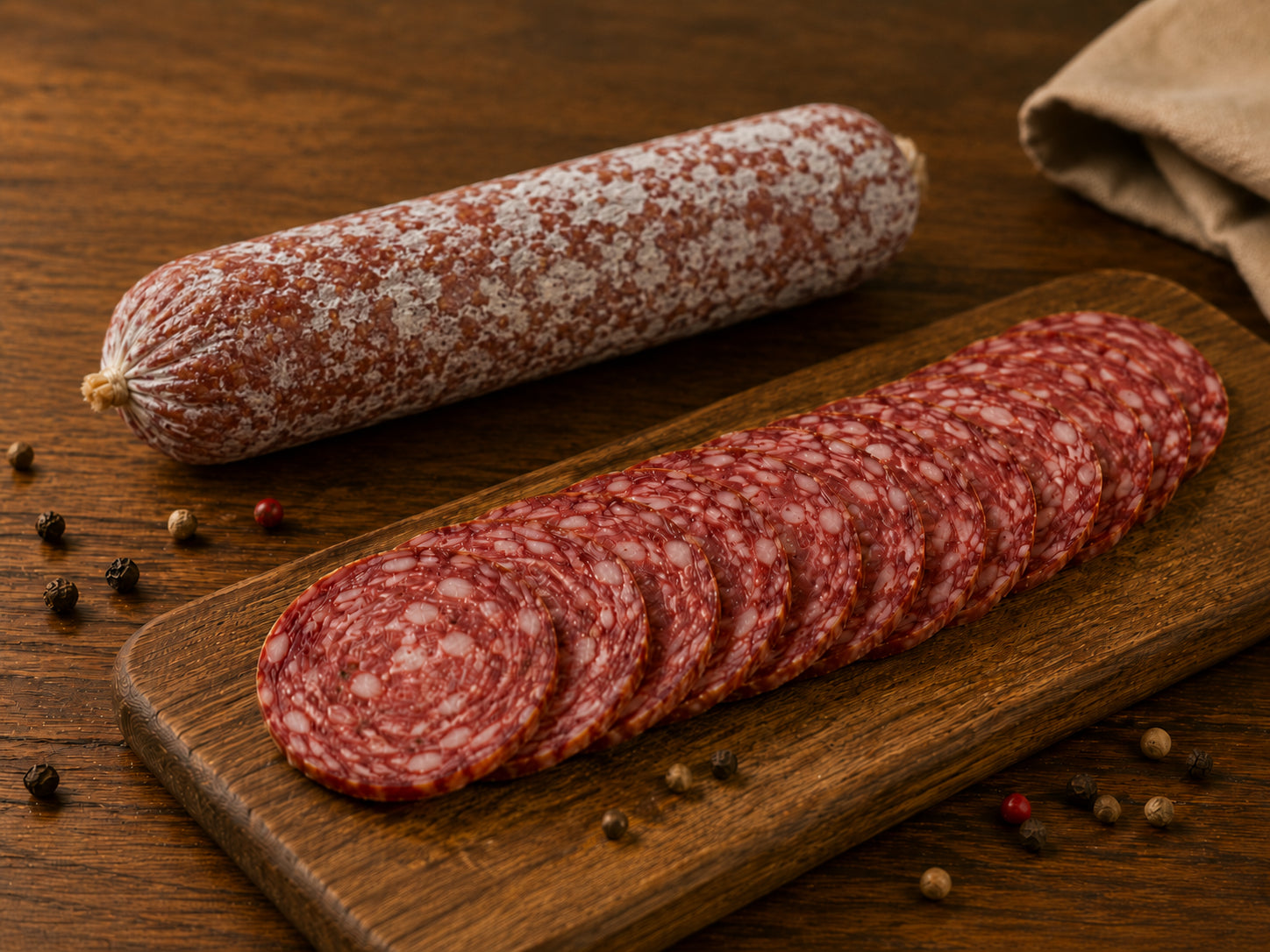 Wildschwein Salami 170g – Handmade Dolomites