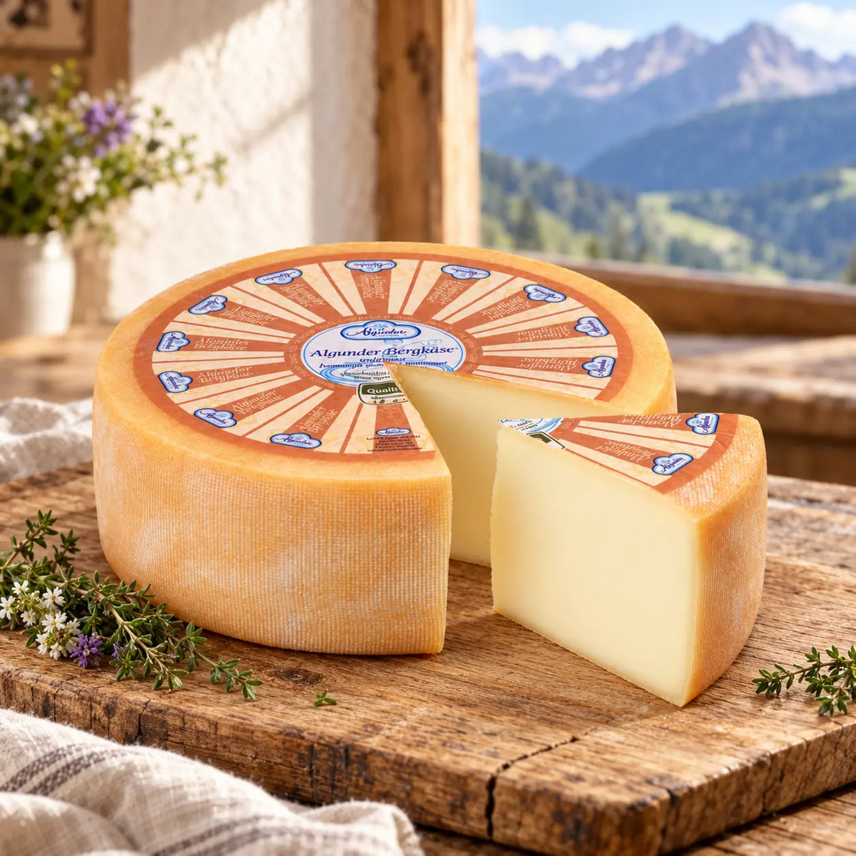 Algunder Bergkäse aus Heumilch - ca. 300 g