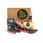 Feinkost Geschenkbox "Das Beste aus Südtirol" - Speck, Salami, Käse & Vinschgauer