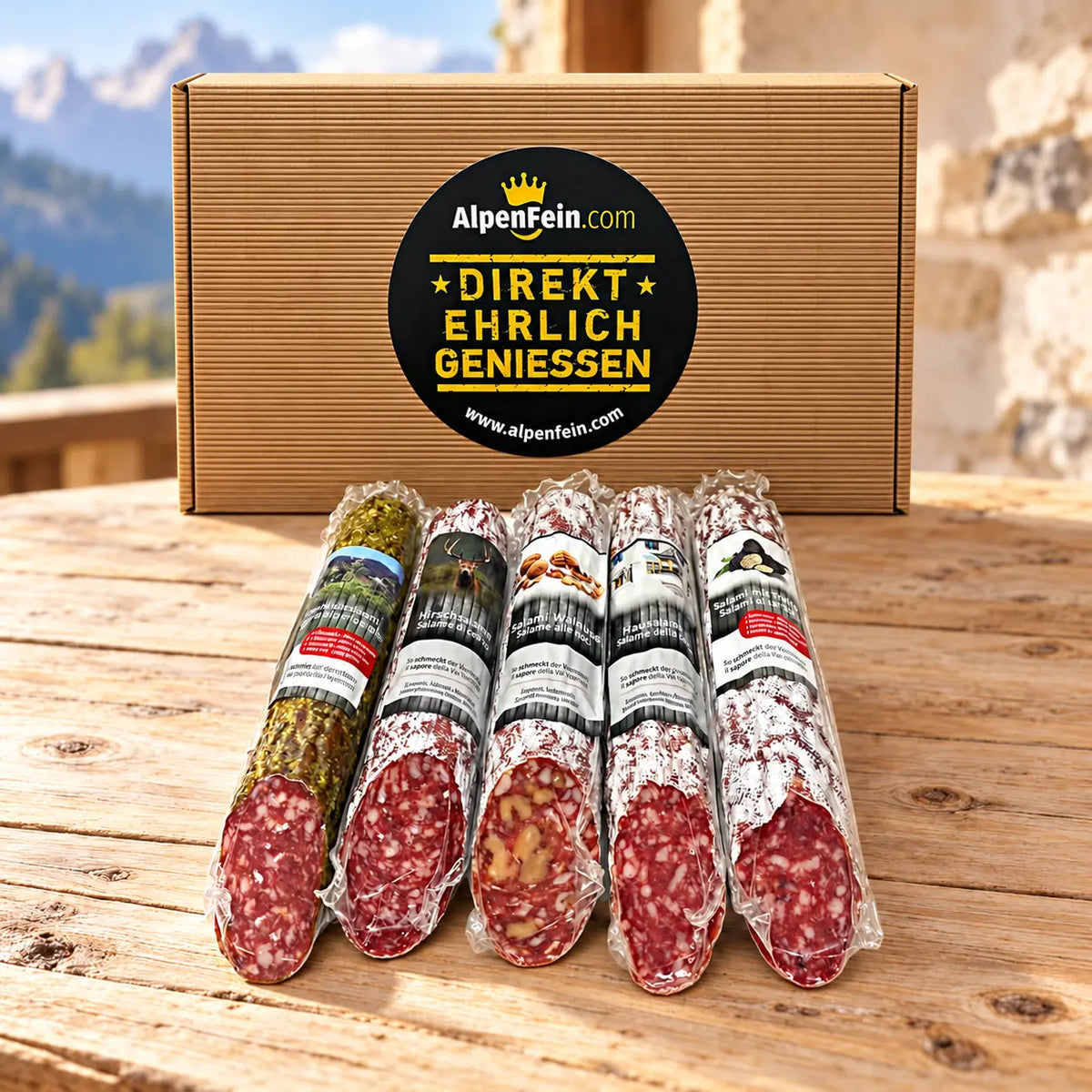 Degustations Box "Gourmet-Erlebnis: Salami-Selection"
