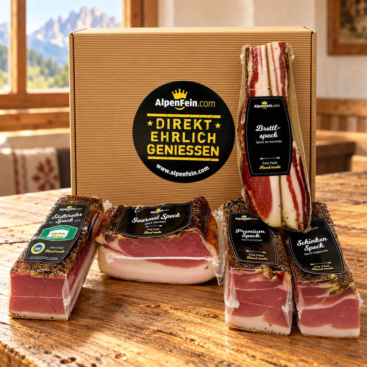 Degustations Box "Südtiroler Speck Selection"