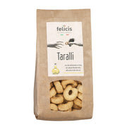 Taralli mit nativem Olivenöl extra – 200 g | Knusprige italienische Knabbergebäck-Spezialität