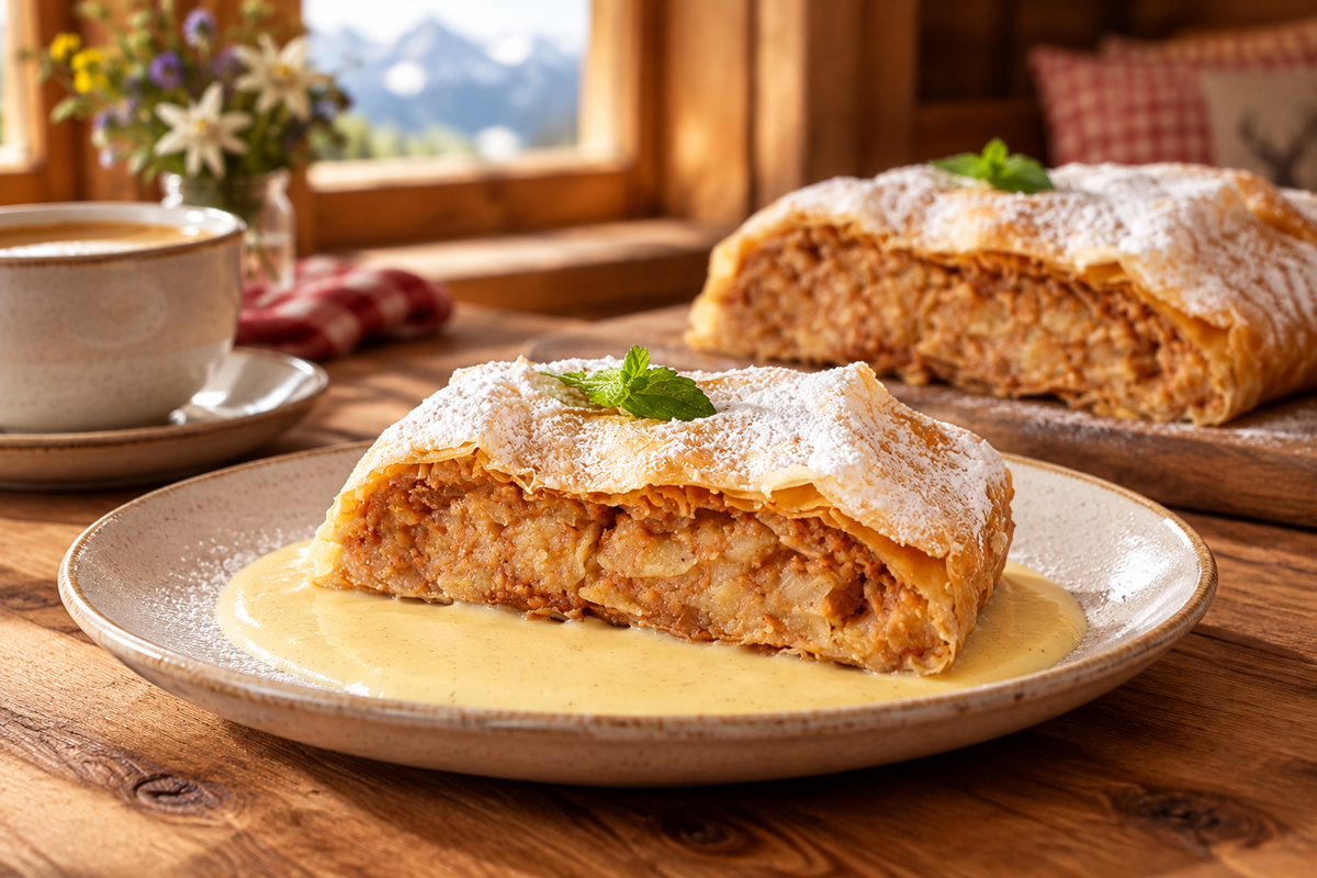 Originaler Südtiroler Apfelstrudel aus dem Schnalstal 500g