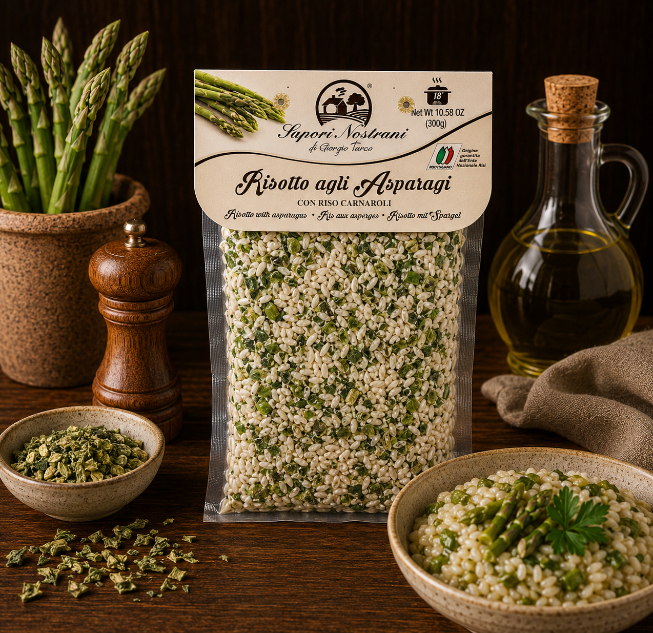 Risotto mit Spargel 300g vakuumverpackt