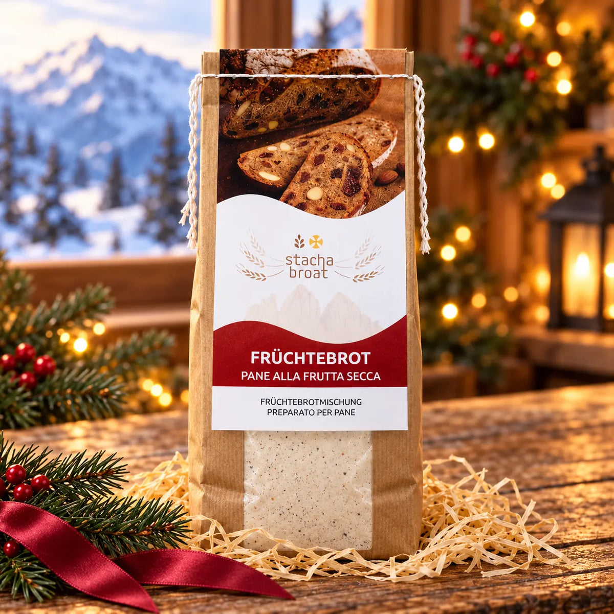 Set da forno natalizio “Il forno di Natale” – preparati per Lebkuchen, biscotti di farro e pane alla frutta