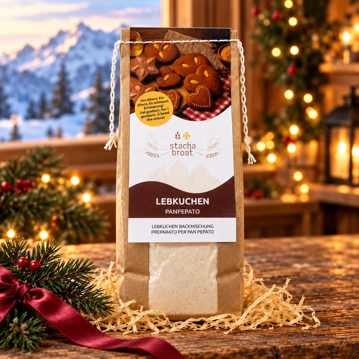 Set da forno natalizio “Il forno di Natale” – preparati per Lebkuchen, biscotti di farro e pane alla frutta