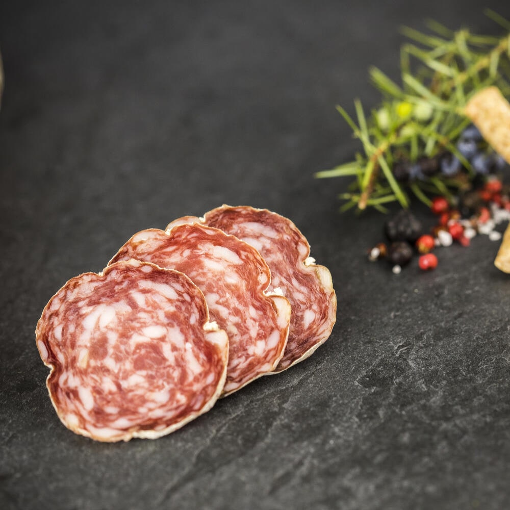 Salami „Tronchetto“ (Bauernsalami) – ca. 400 g | Rustikale, luftgetrocknete Delikatesse