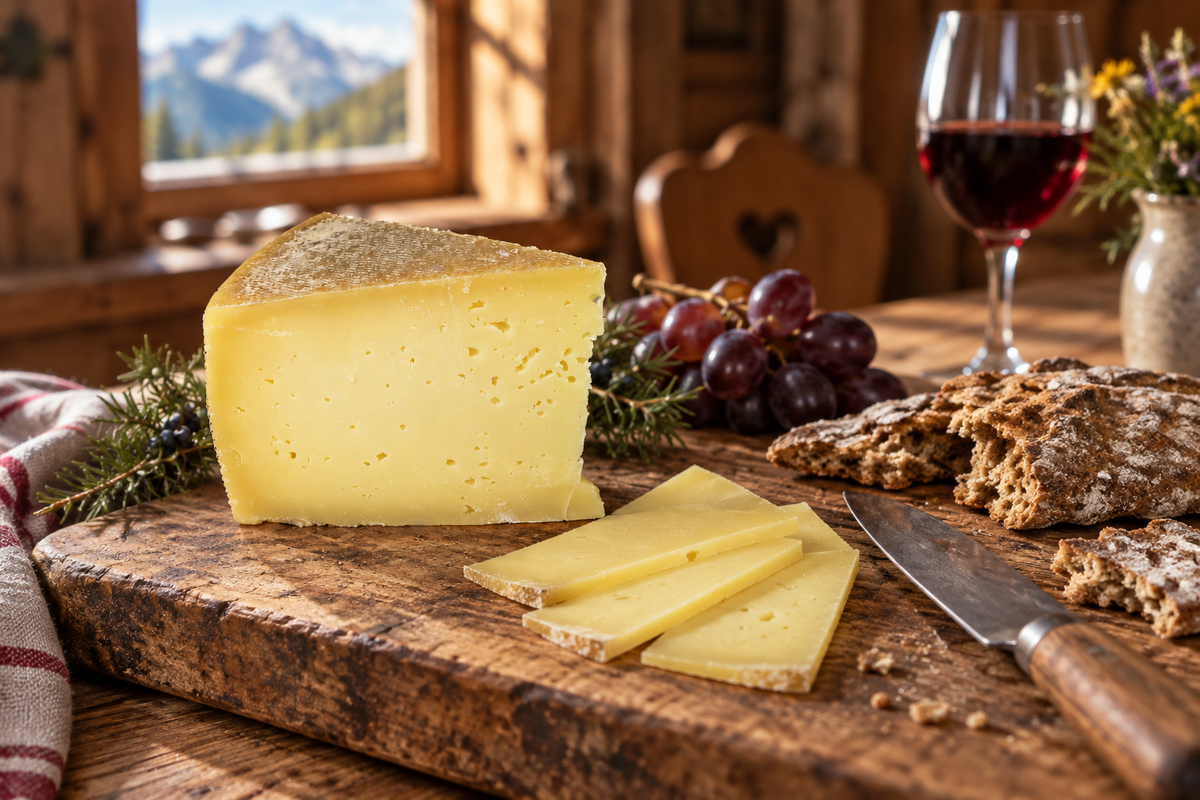 Formaggio di montagna stagionato - gusto intenso - ca. 300 g