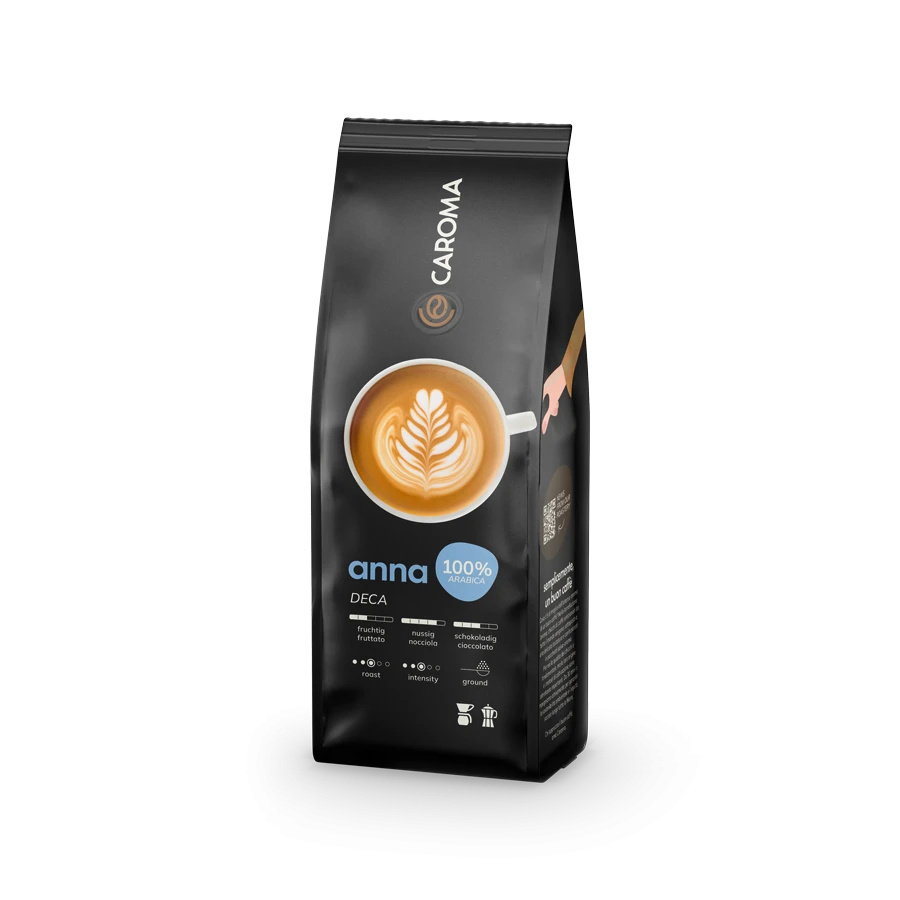 Caroma Anna (entkoffeiniert) – 100 % Arabica, 250 g