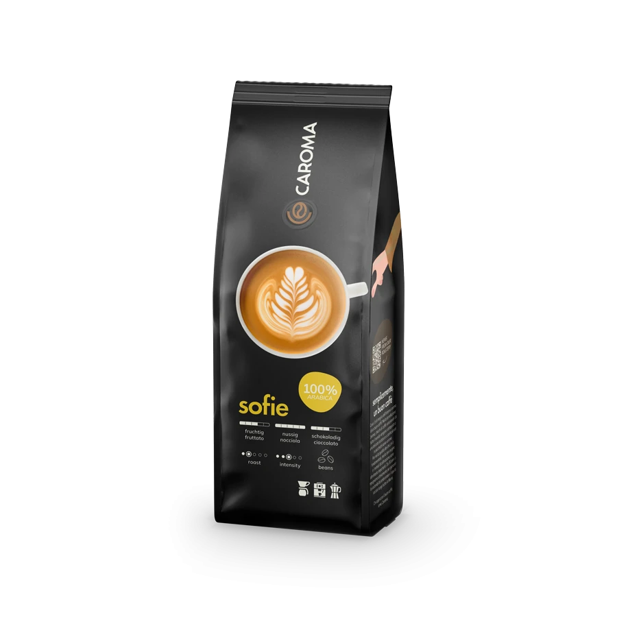 Caroma Sofie – 100 % Arabica Filterkaffee (ganze Bohne) – 250 g