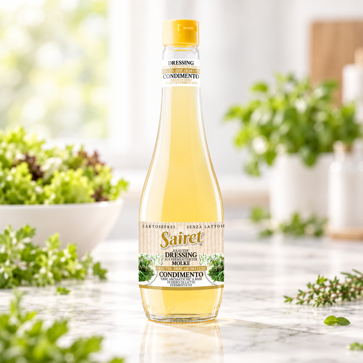 Condimento di siero di latte con erbe aromatiche Sairet