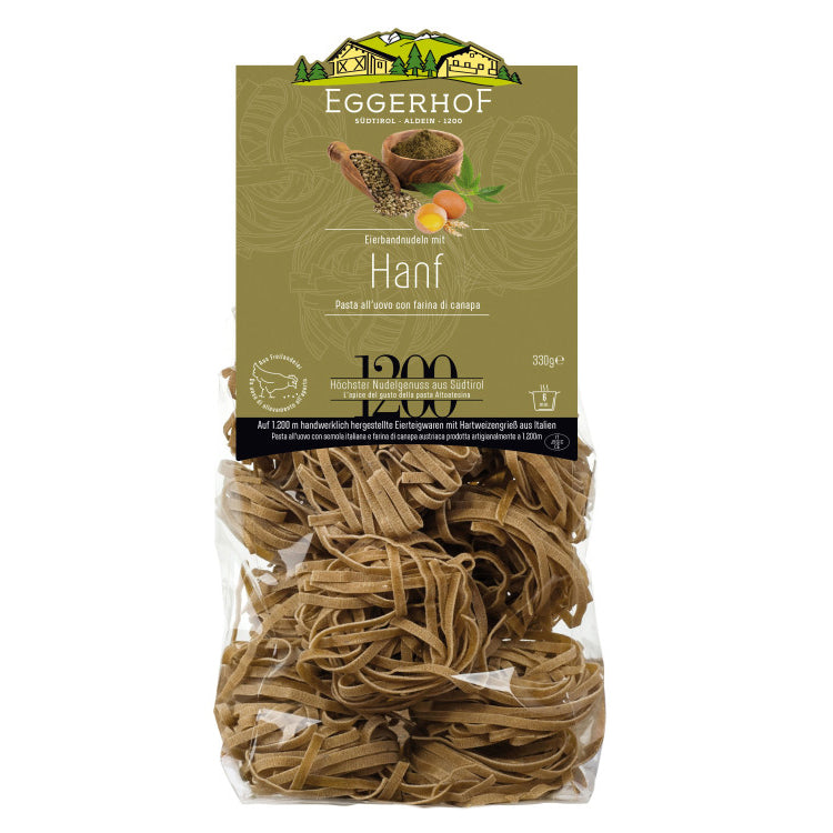 Hanf  Eierteig Bandnudeln