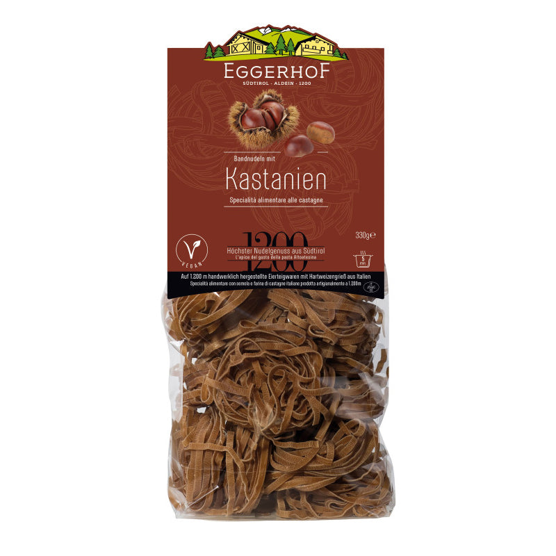 Kastanien Bandnudeln
