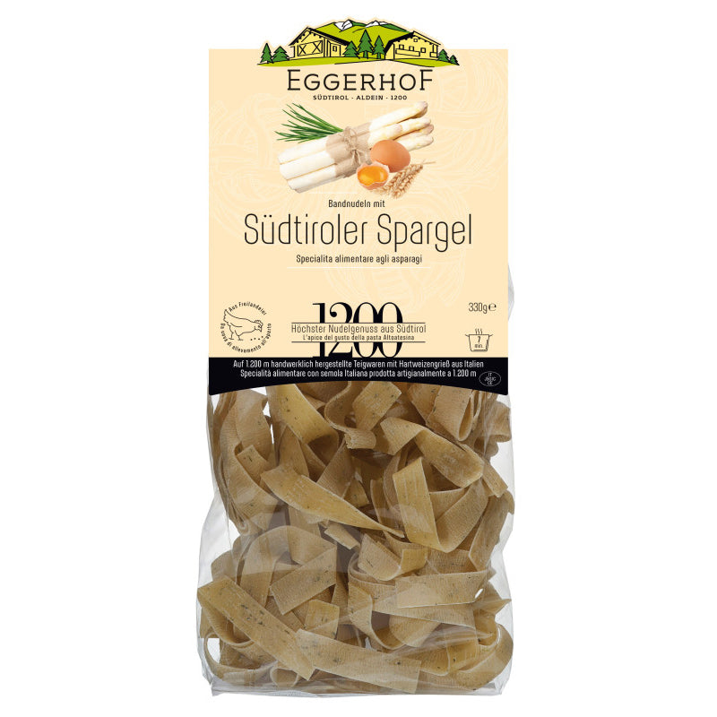 Bandnudeln mit Südtiroler Spargel