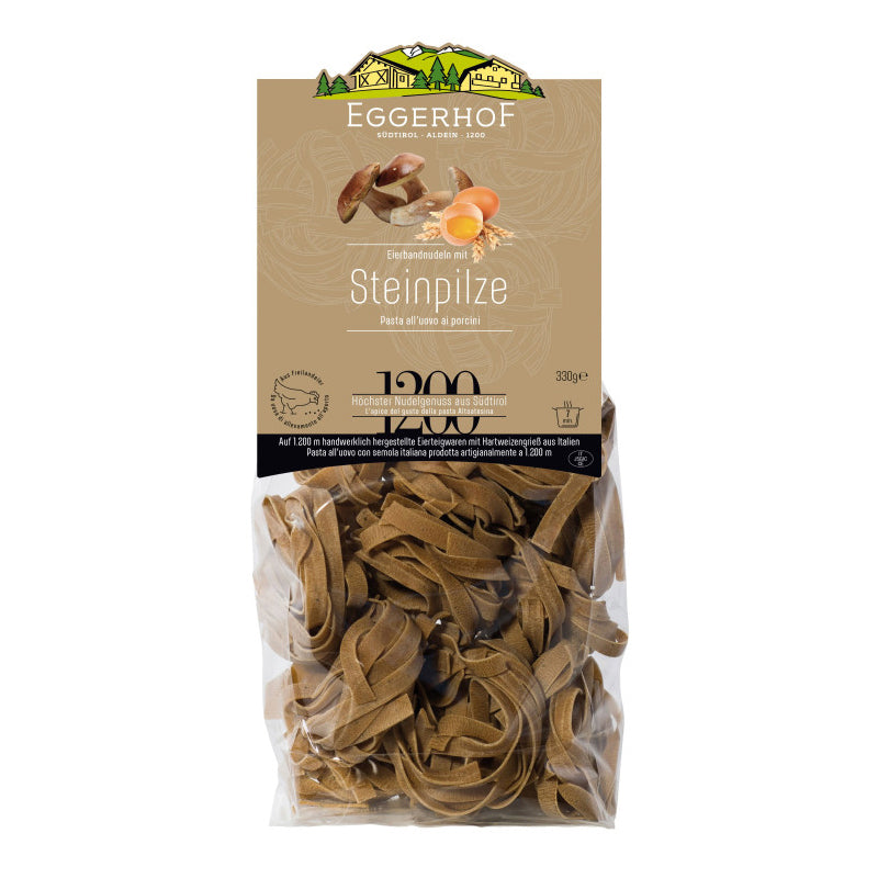 Pasta all'uovo ai funghi porcini