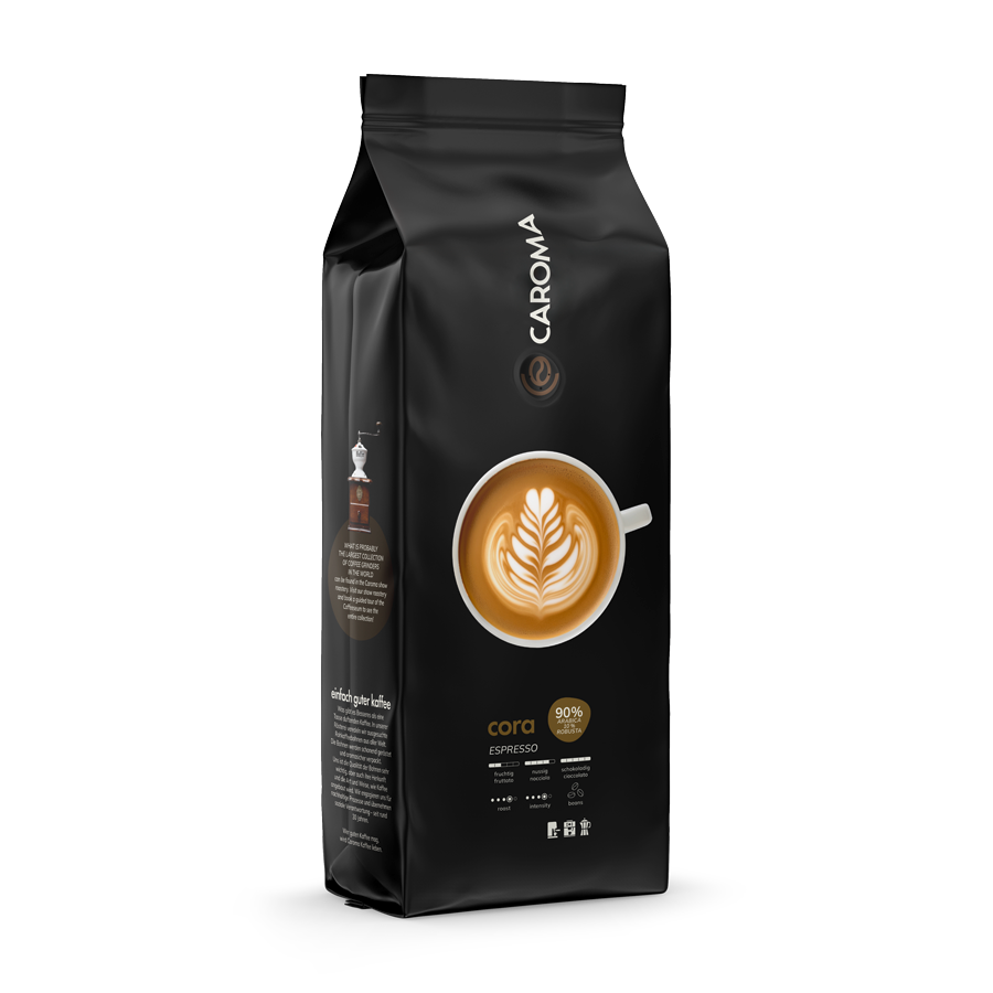 Caroma Cora – Espresso Blend 90 % Arabica, 10 % Robusta (Bohnen) – 1 kg
