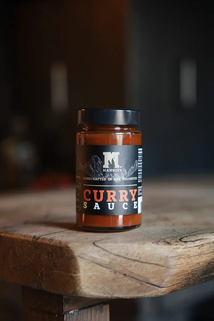 Mannius Curry Sauce 250 g – salsa al curry speziata dell’Alto Adige