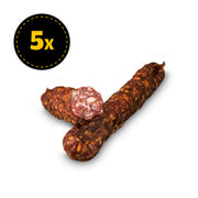 Affumelli "Kaminwurz" con carne di cervo - 5 pz