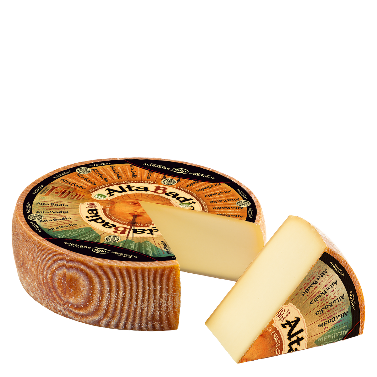 Hartkäse Alta Badia Mila