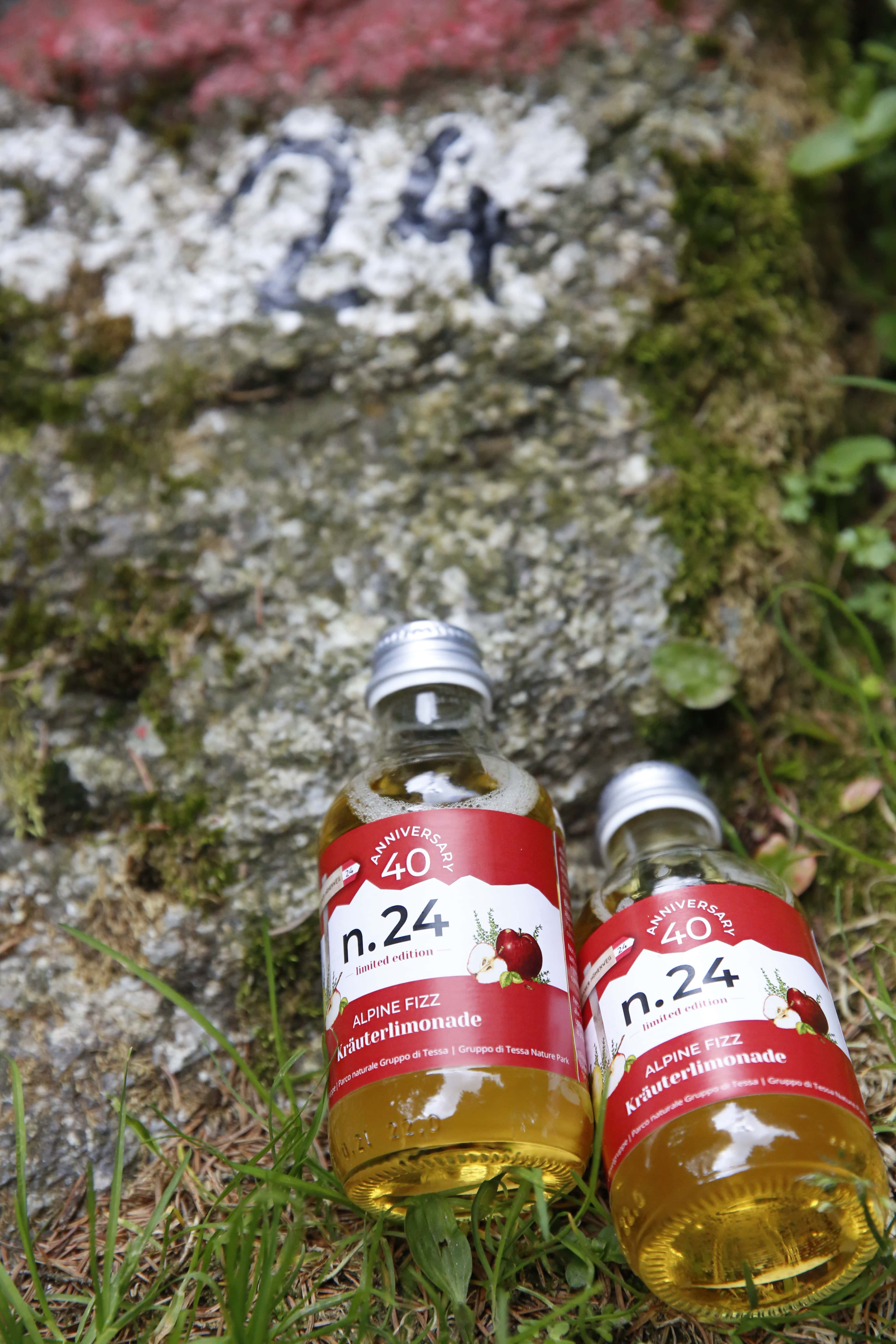 Bibita alle erbe "n.24 - Alpine Fizz" - Edizione limitata 40 anni Alta Via di Merano - 0,2 l