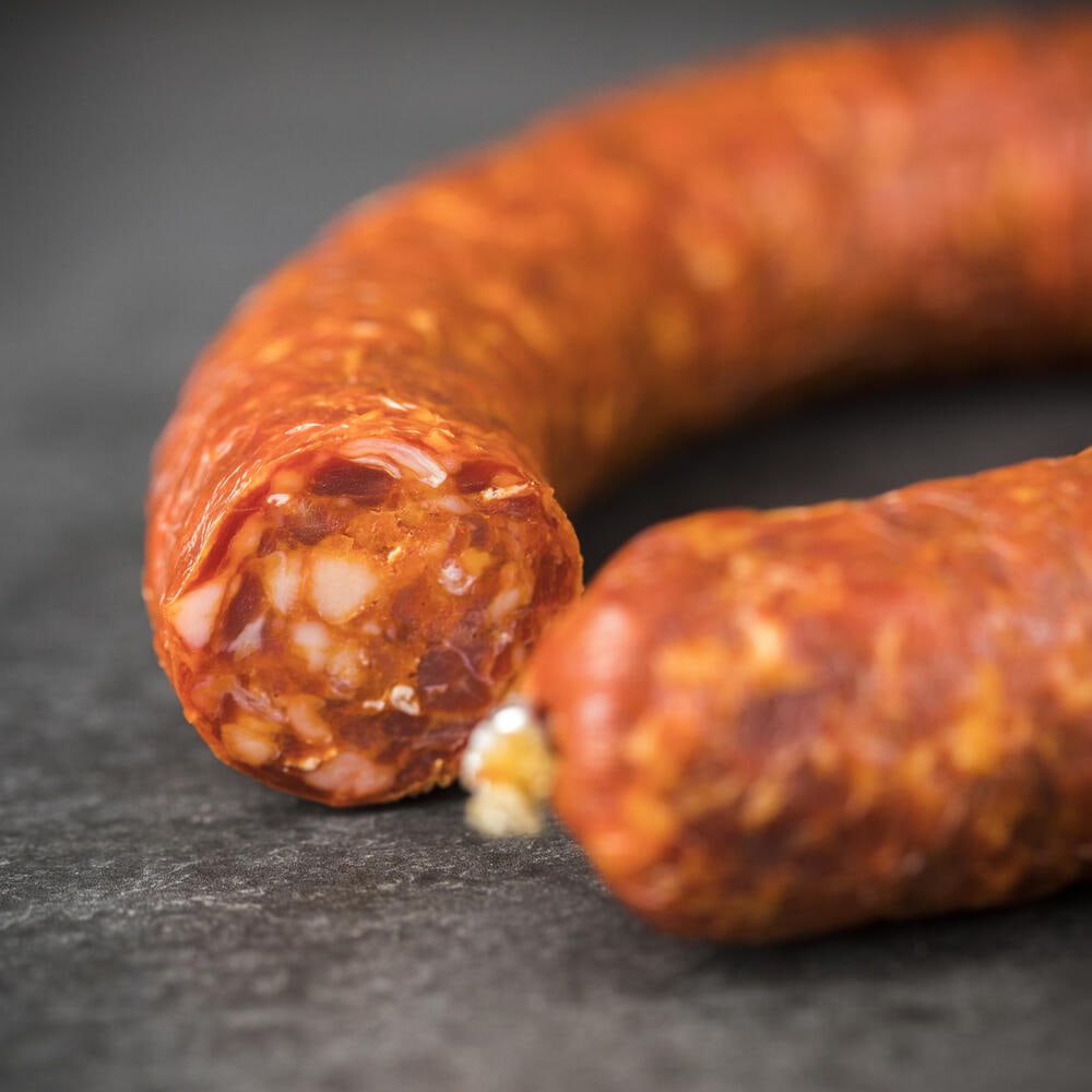 Salsiccia Napoli piccante curva – ca. 500 g | Salame tipico del Sud Italia