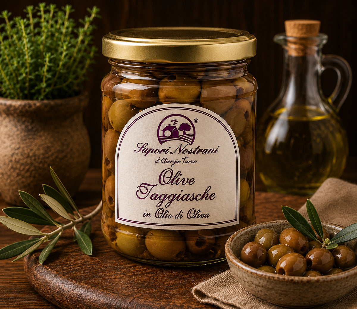 Olive Taggiasche italienisch 180g