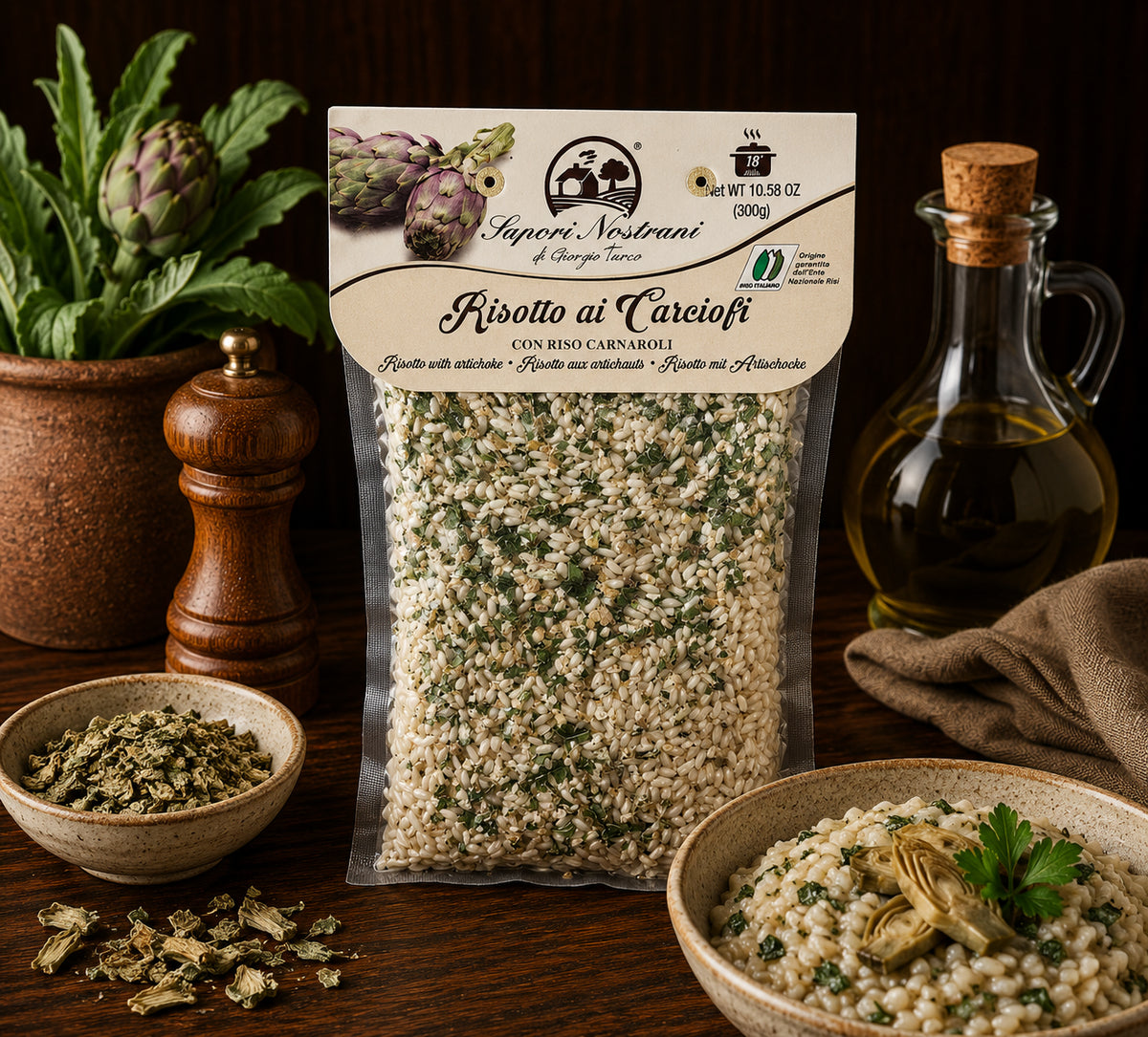 Risotto mit Artischocken 300g vakuumverpackt