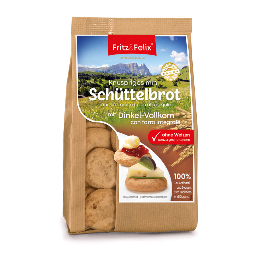Mini Schüttelbrot con farro integrale - 125 g