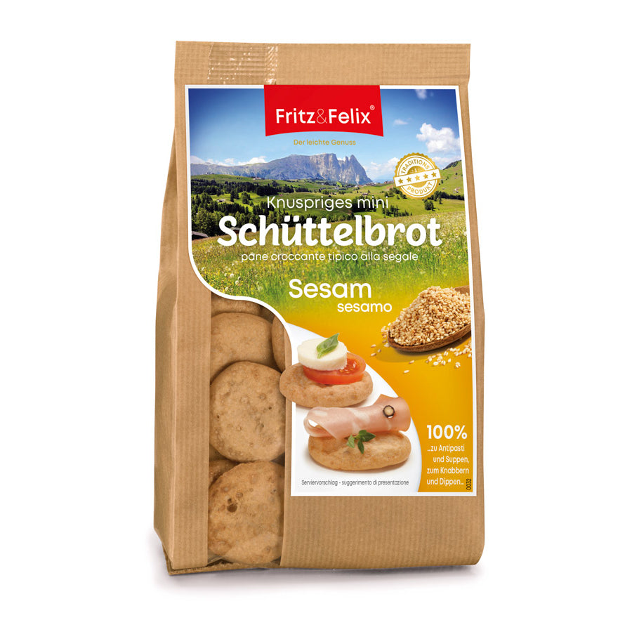 Mini Schüttelbrot mit Sesam – 125 g