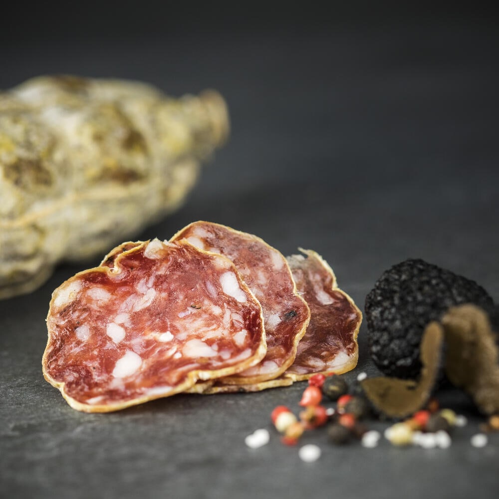 Die Salami mit Trüffel