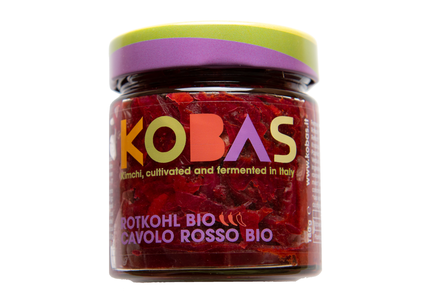 Cavolo rosso piccante Kimchi fermentato BIOLOGICO