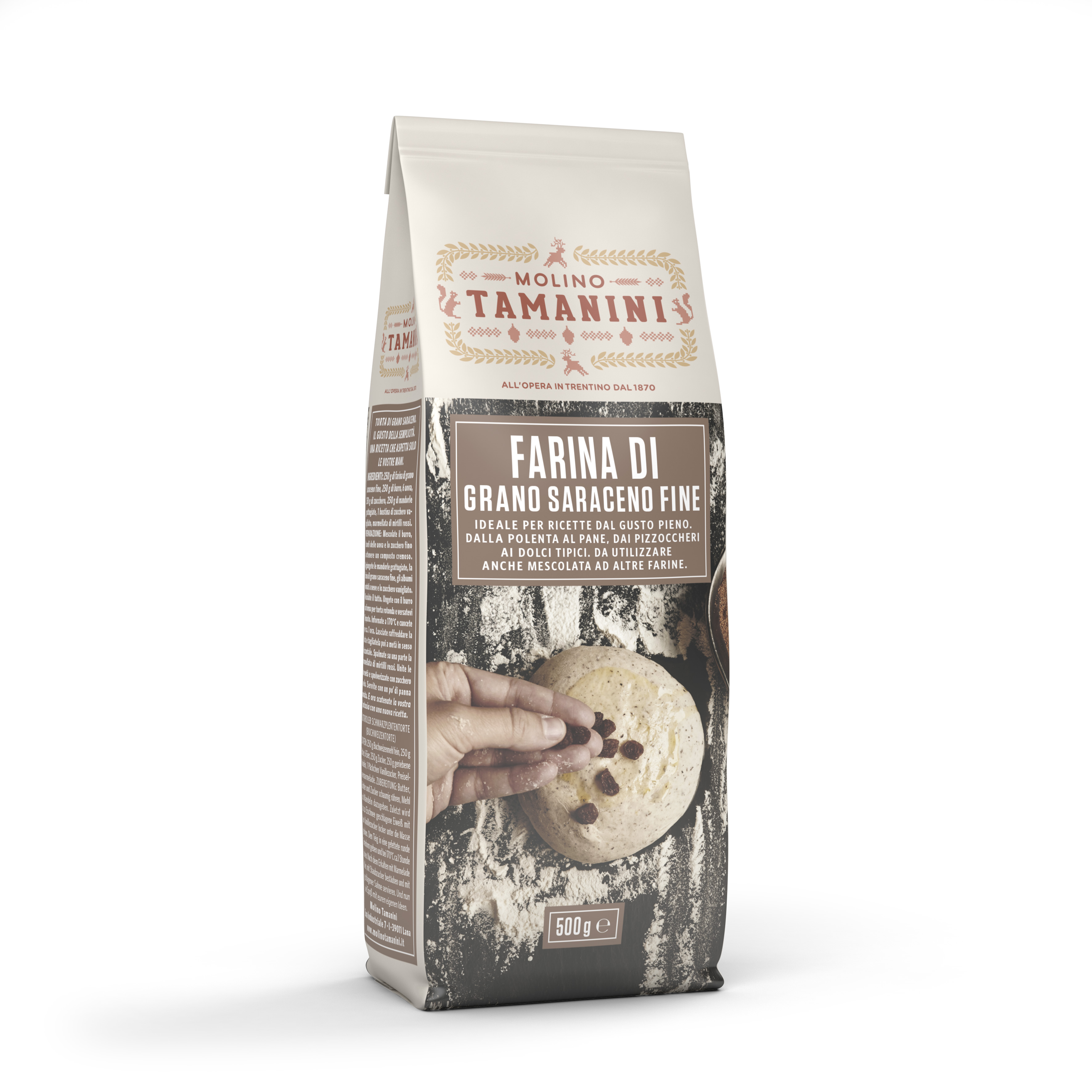 Farina di grano saraceno fine, SW10091 - Molino Tamanini » compra online