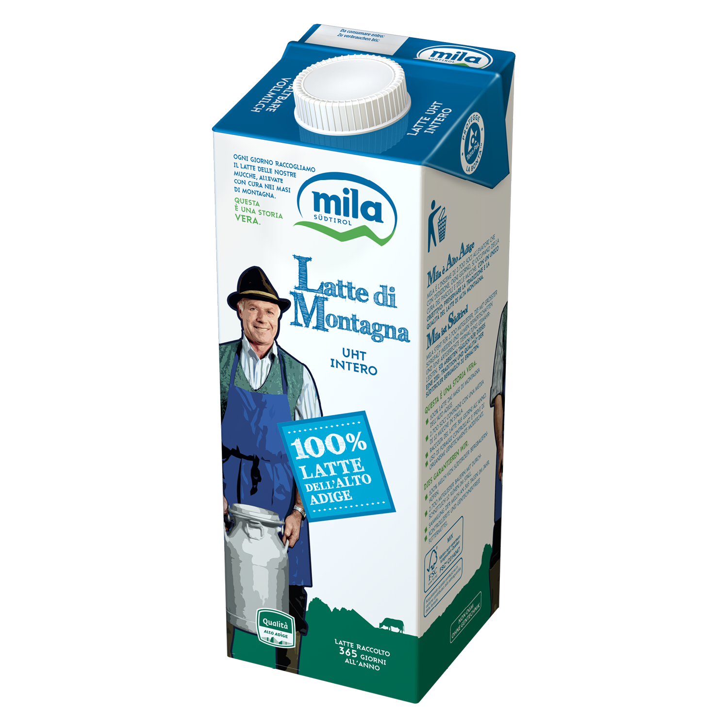 Haltbare Milch - Vollmilch aus Südtirol - 1 l