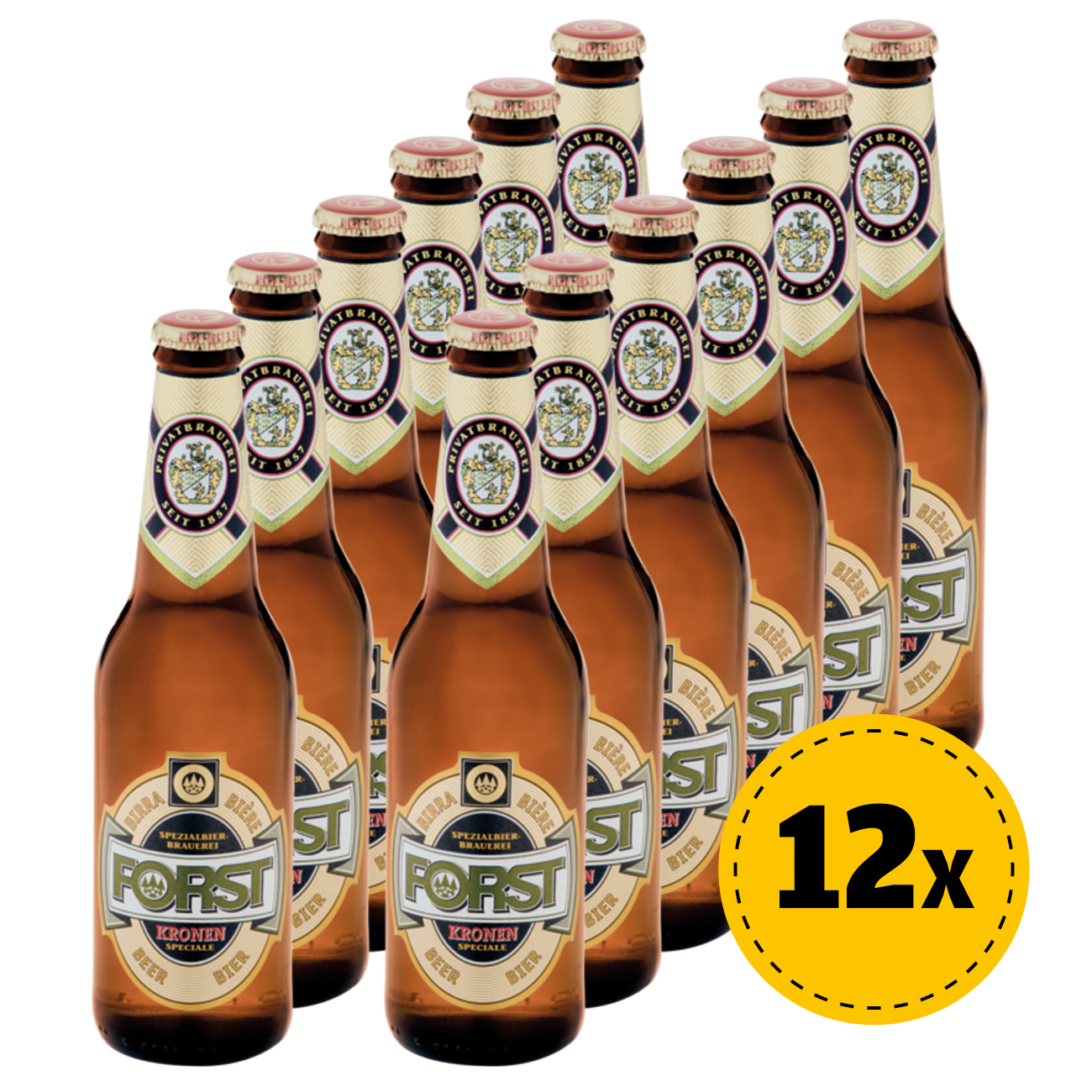 12x Forst Kronen Bier
