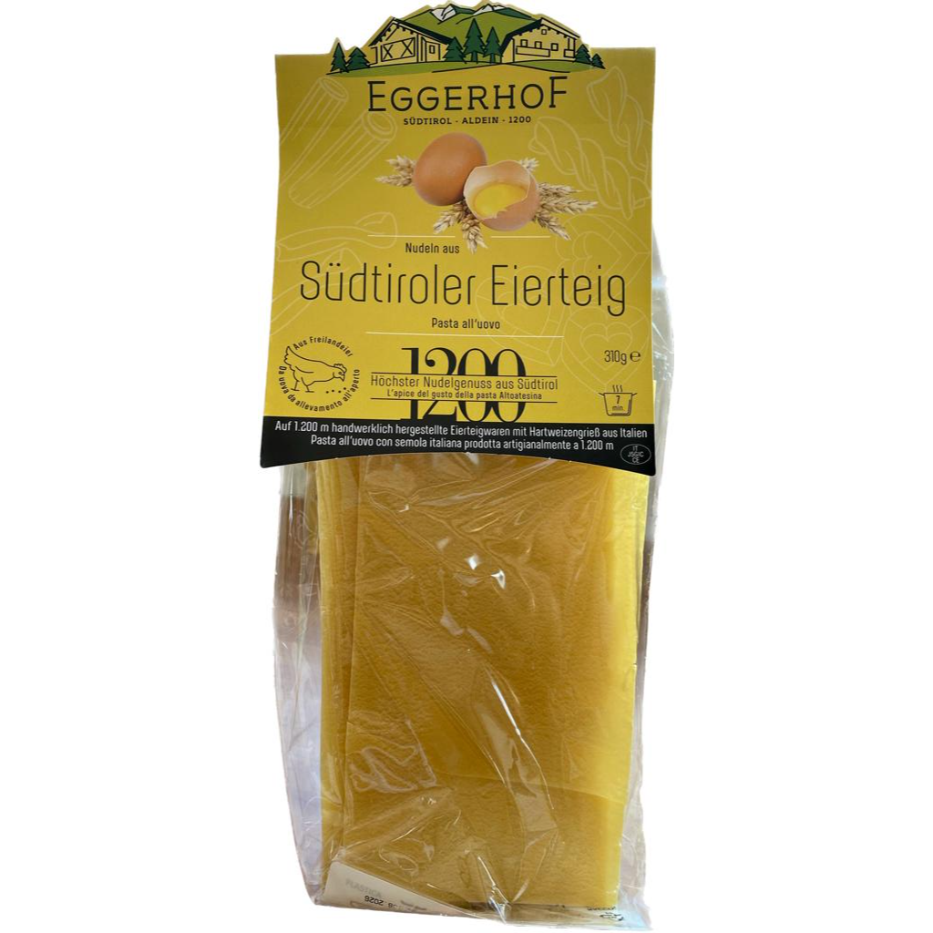 Lasagneblätter aus Südtiroler Eierteig