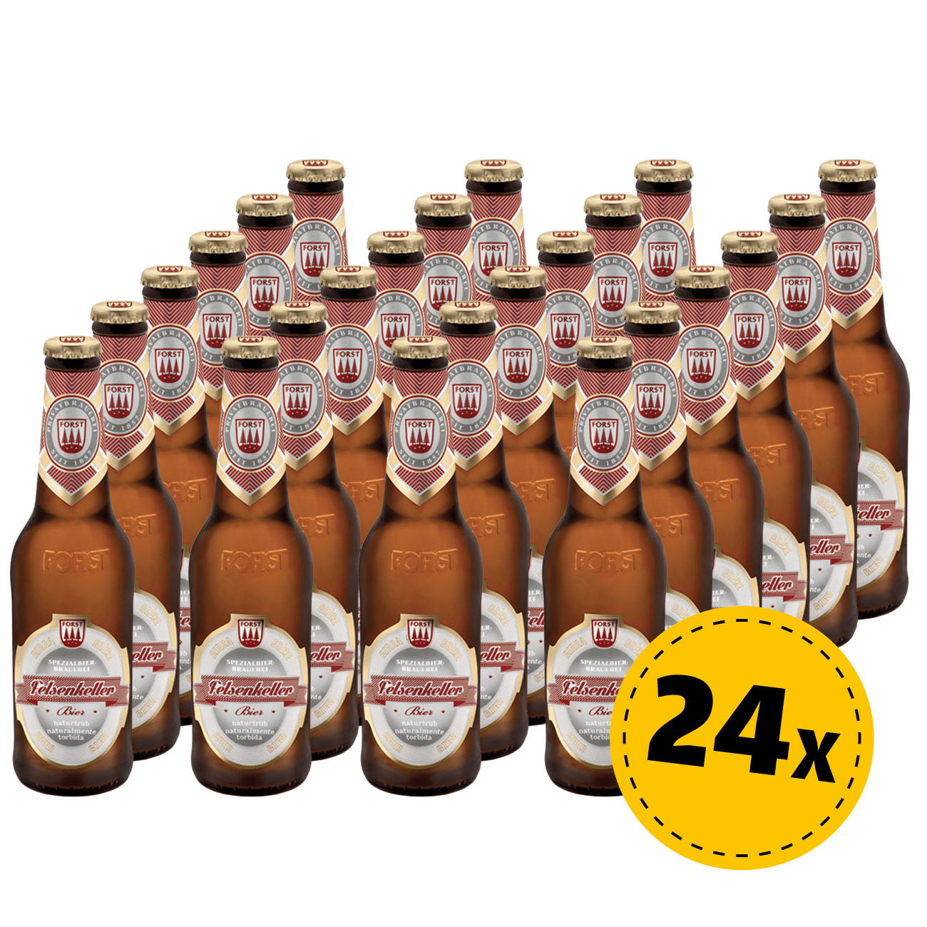 24x Forst Felsenkeller Bier