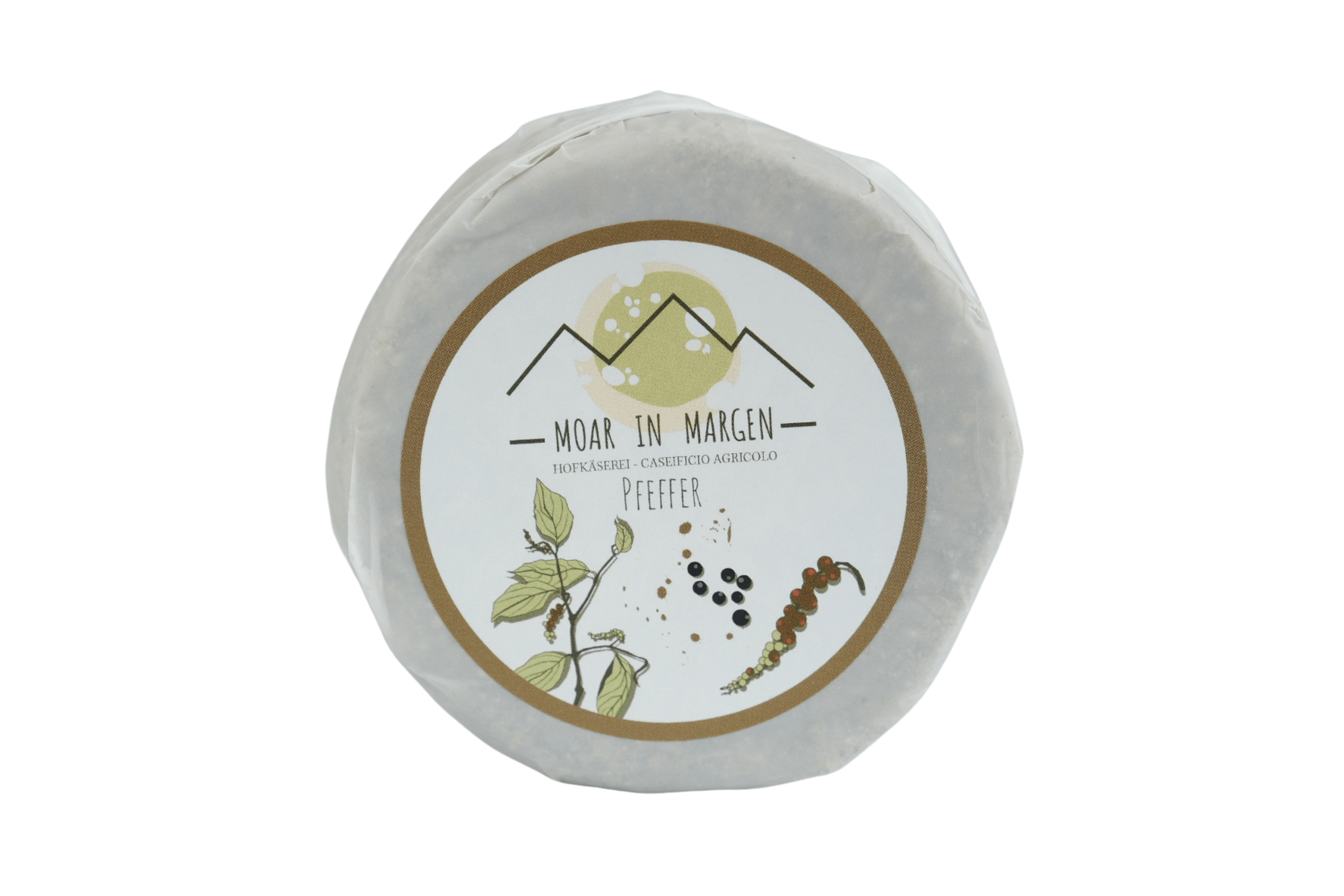 Südtiroler Weichkäse mit Pfefferkruste 250g